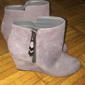 BCBG grey booties